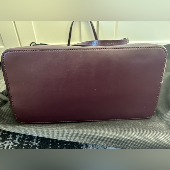 Kate Spade Leather Tote & Wristlet Set - Burgundy/wine - Picture 4 of 9